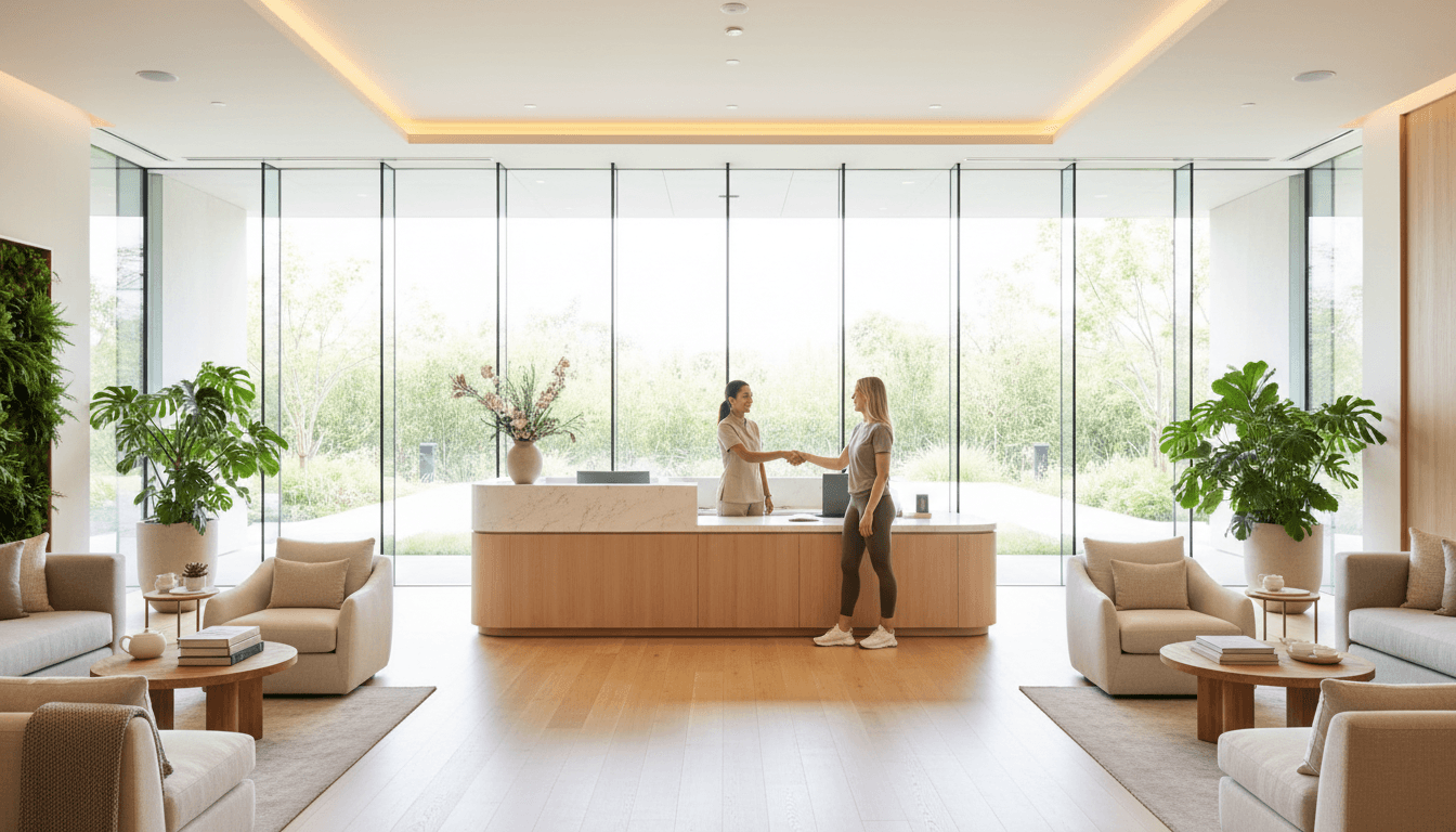 Welcoming reception area